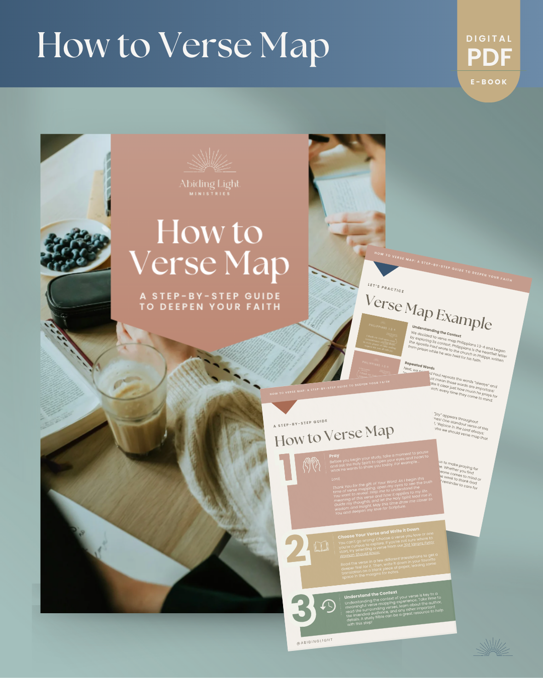 How to Verse Map: A Step-by-Step Guide to Deepen Your Faith (e-Book ...